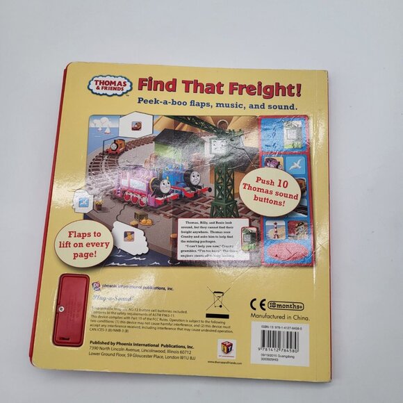 THOMAS THE TANK ENGINE FIND THAT FREIGHT (Little Lift and Listen) Sound Book - Picture 6 of 9